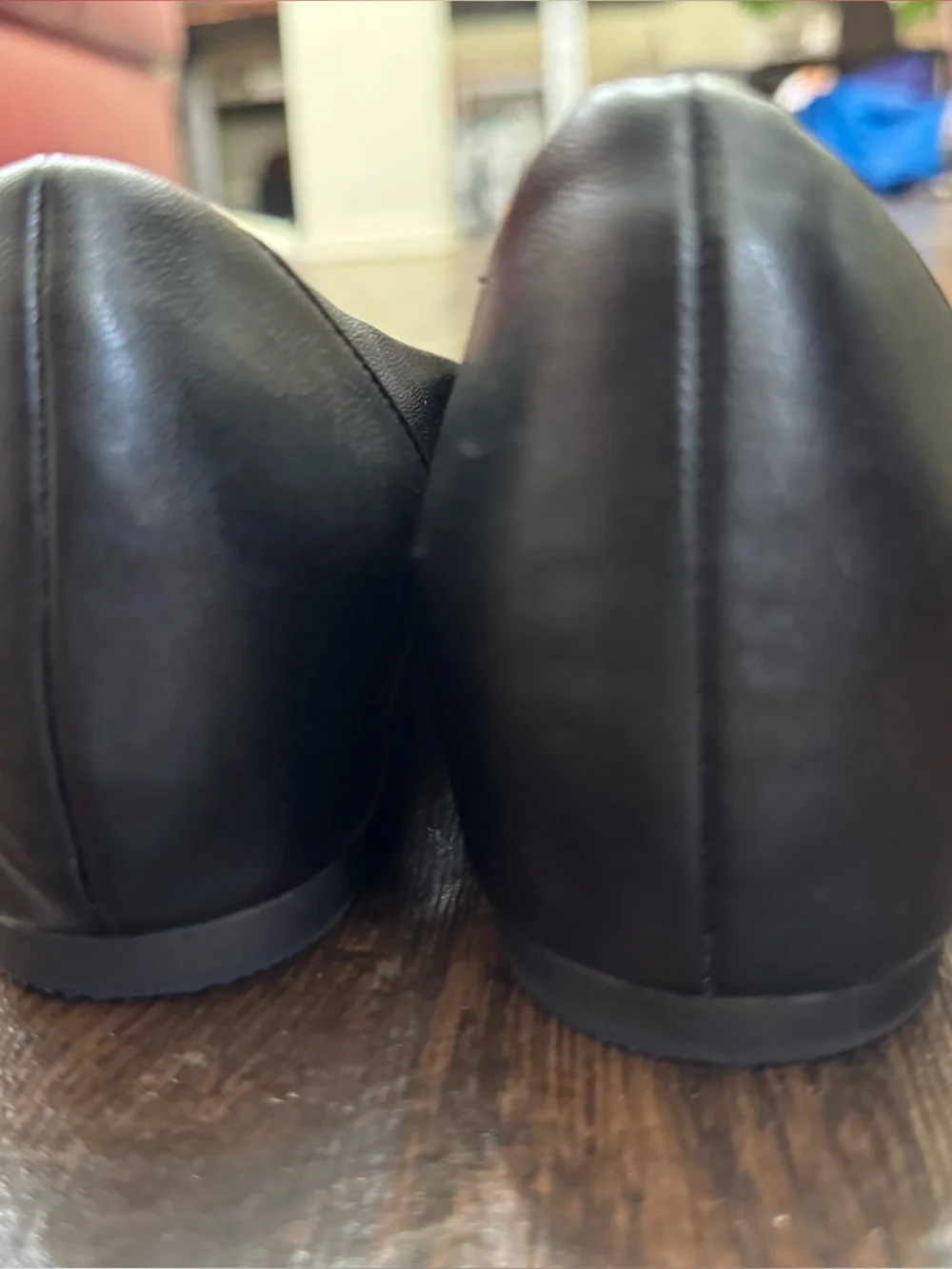 Lifestride Soft System Pointed Toe Ballet Flat Slip On Faux Leather Shoes -sz 8
